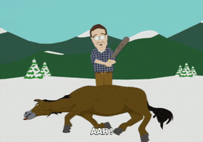horse running GIF by South Park 